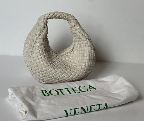 Bottega Veneta Intrecciato Mini Padded Jodie Bag White 691193 Italy NWT $5200