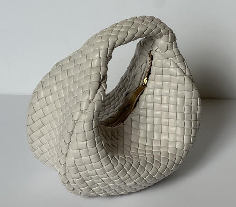 Bottega Veneta Intrecciato Mini Padded Jodie Bag White 691193 Italy NWT $5200