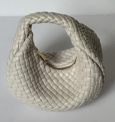 Bottega Veneta Intrecciato Mini Padded Jodie Bag White 691193 Italy NWT $5200