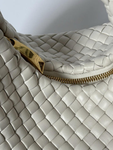 Bottega Veneta Intrecciato Mini Padded Jodie Bag White 691193 Italy NWT $5200