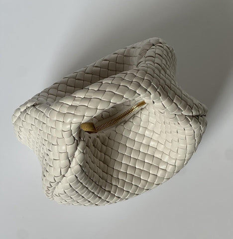 Bottega Veneta Intrecciato Mini Padded Jodie Bag White 691193 Italy NWT $5200