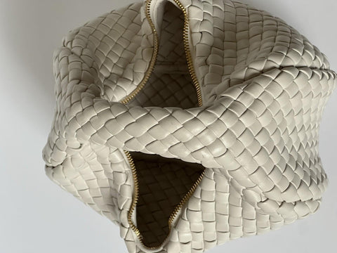 Bottega Veneta Intrecciato Mini Padded Jodie Bag White 691193 Italy NWT $5200