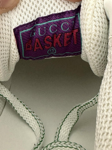 Gucci Demetra GG Men's Low-top Green/White Sneakers 11.5 US Gucci 11 698785 NIB