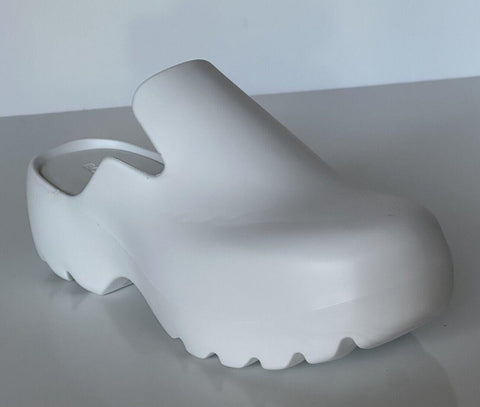 Bottega Veneta Rubber White Slipper Sandals Clogs 13 US (46 Eu) 690102 NIB $650
