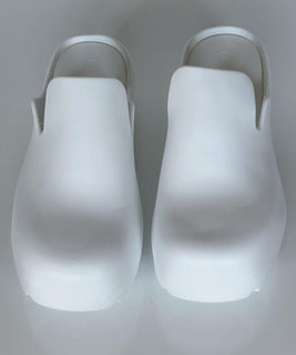 Bottega Veneta Rubber White Slipper Sandals Clogs 13 US (46 Eu) 690102 NIB $650