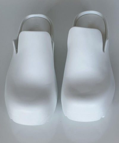 Bottega Veneta Rubber White Slipper Sandals Clogs 13 US (46 Eu) 690102 NIB $650