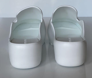 Bottega Veneta Rubber White Slipper Sandals Clogs 13 US (46 Eu) 690102 NIB $650