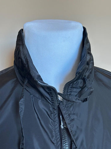 Versace Men's Blouson Jacket Windbreaker Blue/Black 42 US (52) 1010101 NWT $925