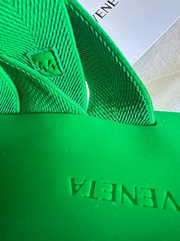 Bottega Veneta Intrecciato Starfish Green Sandals 11 US (44) 651402 NWT $850