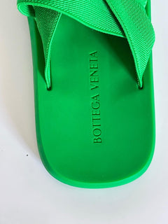Bottega Veneta Intrecciato Starfish Green Sandals 9 US (42) 651402 NWT $850