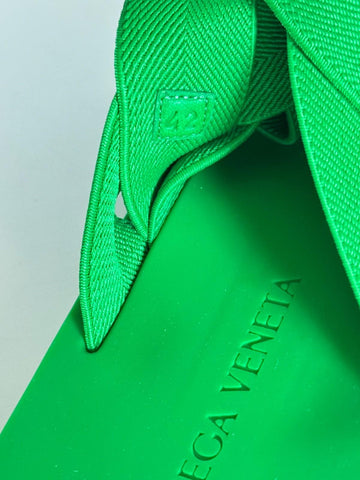Bottega Veneta Intrecciato Starfish Green Sandals 9 US (42) 651402 NWT $850