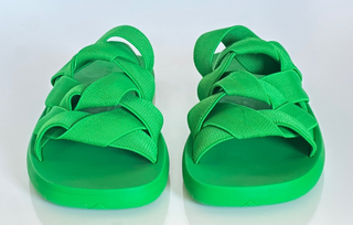 Bottega Veneta Intrecciato Starfish Green Sandals 9 US (42) 651402 NWT $850