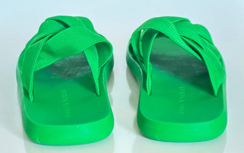Bottega Veneta Intrecciato Starfish Green Sandals 12 US (45) 651402 NWT $850