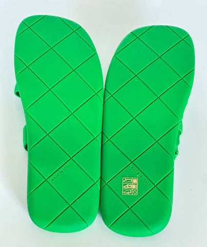 Bottega Veneta Intrecciato Starfish Green Sandals 10 US (43) 651402 NWT $850
