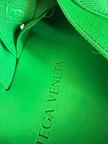 Bottega Veneta Intrecciato Starfish Green Sandals 10 US (43) 651402 NWT $850