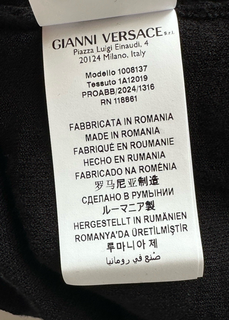 Versace Barocco All Over Print Knit Stretch Black Dress 42 Euro 1008137 NWT