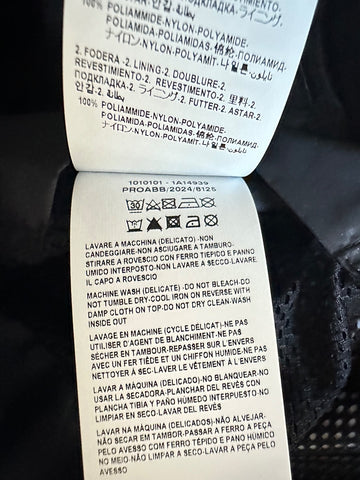 Versace Men's Blouson Jacket Windbreaker Blue/Black 44 US (54) 1010101 NWT $925