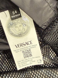 Versace Men's Blouson Jacket Windbreaker Blue/Black 44 US (54) 1010101 NWT $925