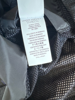 Versace Men's Blouson Jacket Windbreaker Blue/Black 50 US (60) 1010101 NWT $925