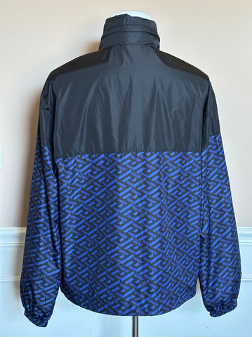 Versace Men's Blouson Jacket Windbreaker Blue/Black 50 US (60) 1010101 NWT $925