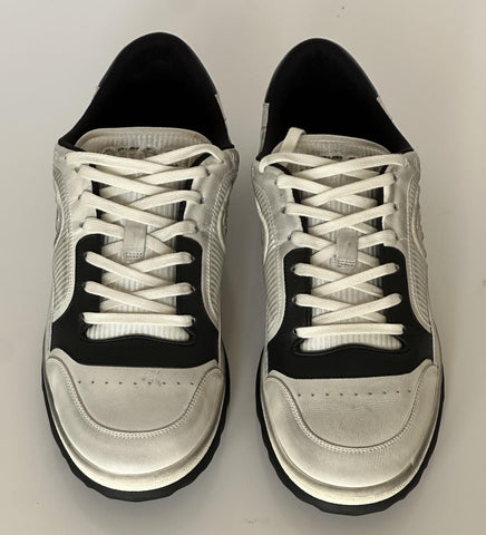 Gucci Dali Soft White/Black Leather Sneakers 12.5 US (Gucci 12) Italy 741656 NIB