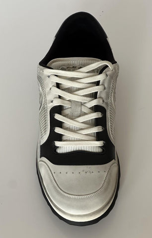 Gucci Dali Soft White/Black Leather Sneakers 12.5 US (Gucci 12) Italy 741656 NIB