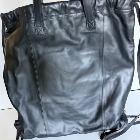 Bottega Veneta Leather Backpack Black Made in Italy 567222 NWT $1980