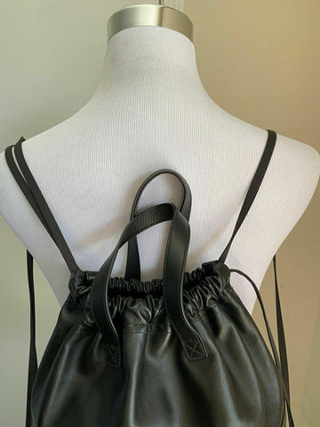 Bottega Veneta Leather Backpack Black Made in Italy 567222 NWT $1980