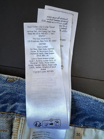 Gucci Men’s Jeans Pants Blue Size 30 US 731507 Italy NWT $1100