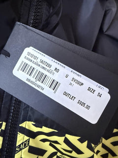 Versace Mens Blouson Jacket Windbreaker Yellow/Black 44 US (54) 1010101 NWT $925