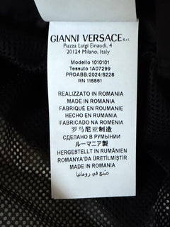 Versace Mens Blouson Jacket Windbreaker Yellow/Black 44 US (54) 1010101 NWT $925