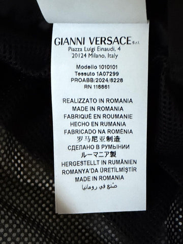 Versace Mens Blouson Jacket Windbreaker Yellow/Black 44 US (54) 1010101 NWT $925