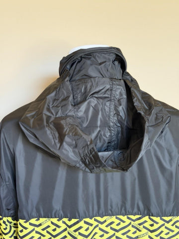 Versace Mens Blouson Jacket Windbreaker Yellow/Black 44 US (54) 1010101 NWT $925