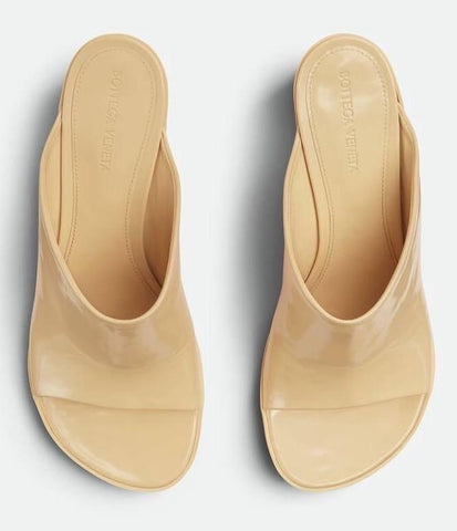 Bottega Veneta Lambskin Leather Atomic Mule Shoes Rubber 7 US 753877 IT NIB $960