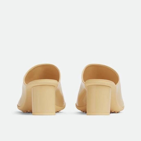 Bottega Veneta Lambskin Leather Atomic Mule Shoes Rubber 7 US 753877 IT NIB $960