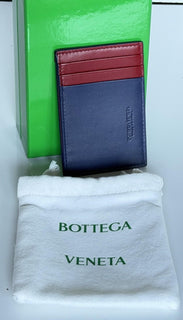 Bottega Veneta Men's Leather Card Case Duke/Dark Red 742693 Italy NWT $450