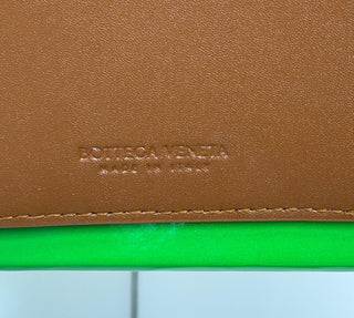 Bottega Veneta Men's Leather Card Case Cognac/Space 748052 Italy NWT $450