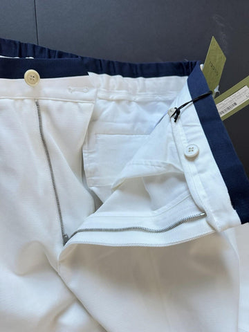 Gucci Double G Embroidery Men’s Short Pants White 34 US/50 Eu 746847 NWT $1250