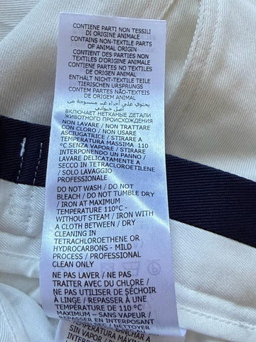 Gucci Double G Embroidery Men’s Short Pants White 32 US/48 Eu 746847 NWT $1250