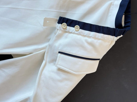 Gucci Double G Embroidery Men’s Short Pants White 32 US/48 Eu 746847 NWT $1250