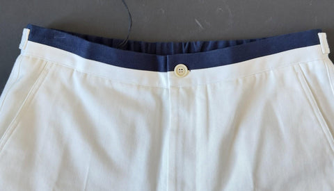 Gucci Double G Embroidery Men’s Short Pants White 32 US/48 Eu 746847 NWT $1250