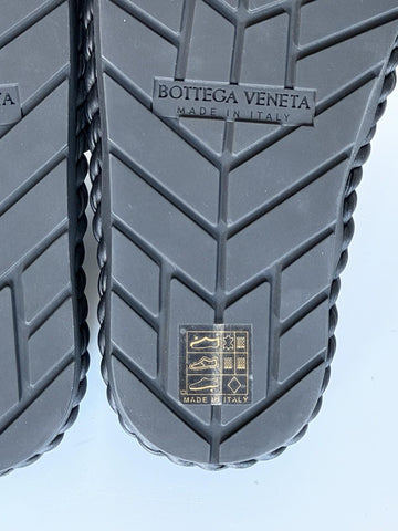 Bottega Veneta Soft Lambskin Leather Flat Sandals Black 10 US 787003 NIB $1100