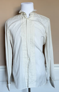 Gucci Soft White Tuxedo Dress Shirt 41/16 Italy 581433 Italy NWT