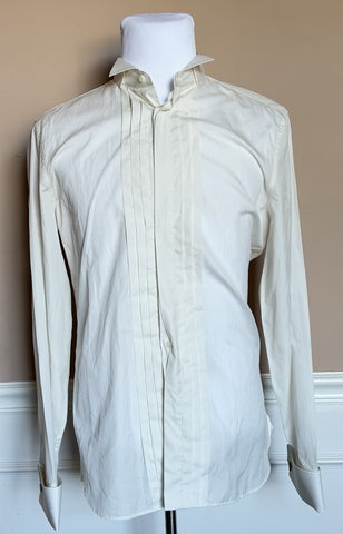 Gucci Soft White Tuxedo Dress Shirt 41/16 Italy 581433 Italy NWT