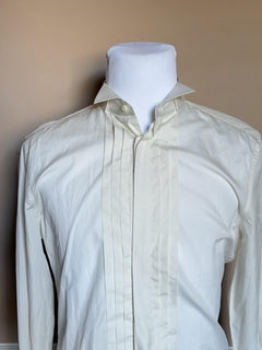 Gucci Soft White Tuxedo Dress Shirt 41/16 Italy 581433 Italy NWT