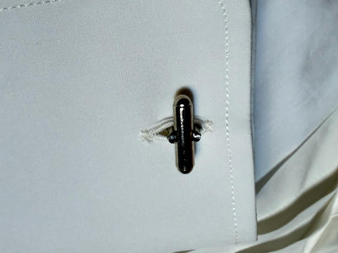 Gucci Soft White Tuxedo Dress Shirt 41/16 Italy 581433 Italy NWT