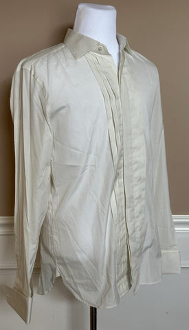 Gucci Soft White Tuxedo Dress Shirt 41/16 Italy 581432 NWT