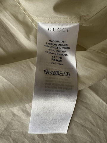 Gucci Soft White Tuxedo Dress Shirt 41/16 Italy 581432 NWT