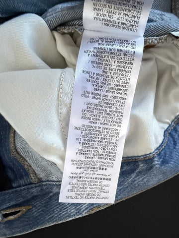 Gucci Men's Stone Bleach Washed Light Blue Jeans 38 US (54 Euro) 623953 4003 NWT