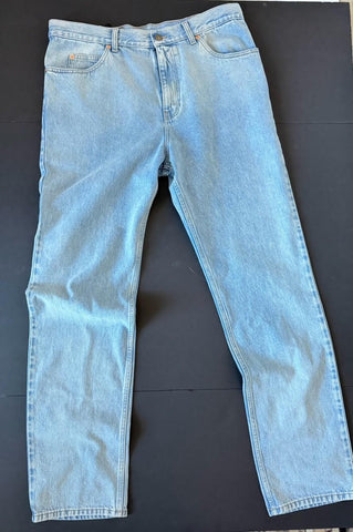 Gucci Men's Stone Bleach Washed Light Blue Jeans 38 US (54 Euro) 623953 4003 NWT